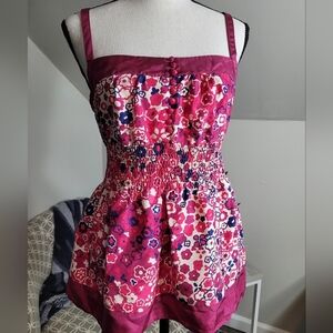 Anthropologie FRUITERIA BLOUSE HABOTI 100% SILK Odille Top Size 2